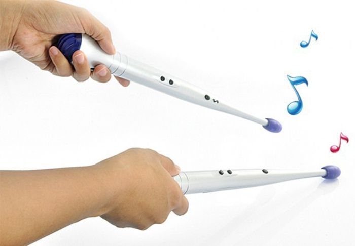 Details about   Air Drum Sticks Rhythm Toy Drumsticks Music Electronic Musical 