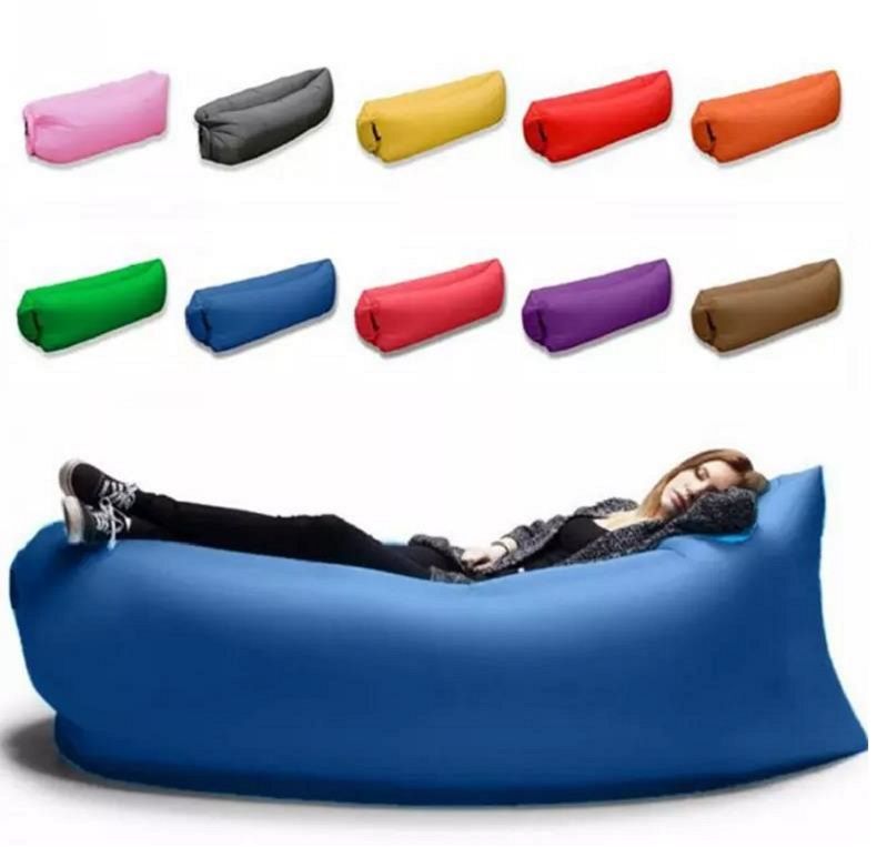 Lounge Sleep Bag Lazy Inflatable Beanbag Sofa Chair, Living Room Bean