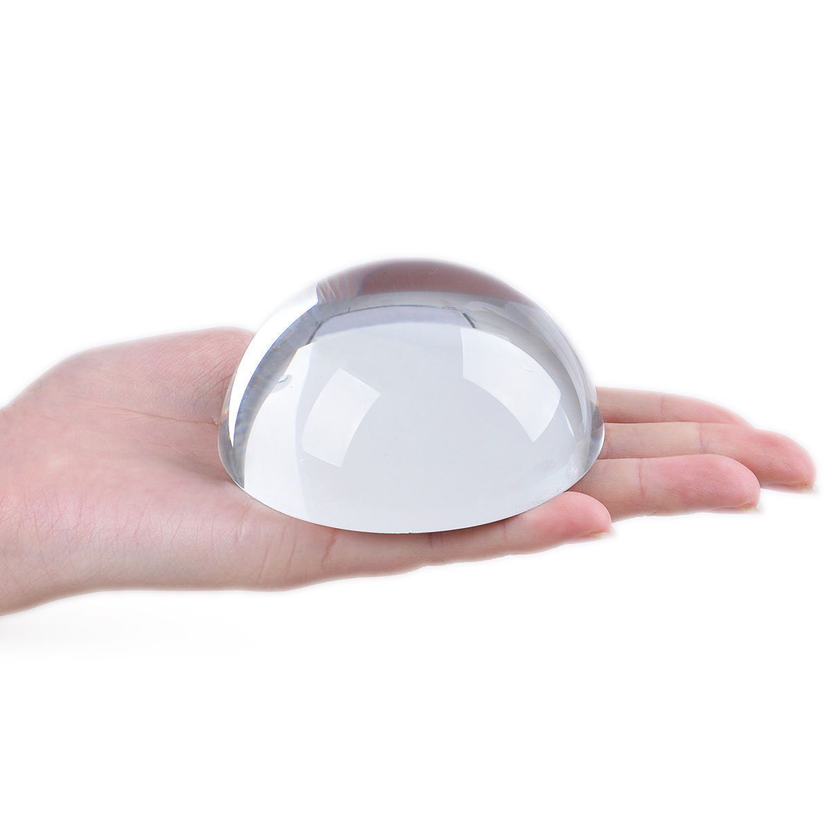 2021 Big Magnifying Glass Paperweight Dome Magnifiers Semi Crystal Ball