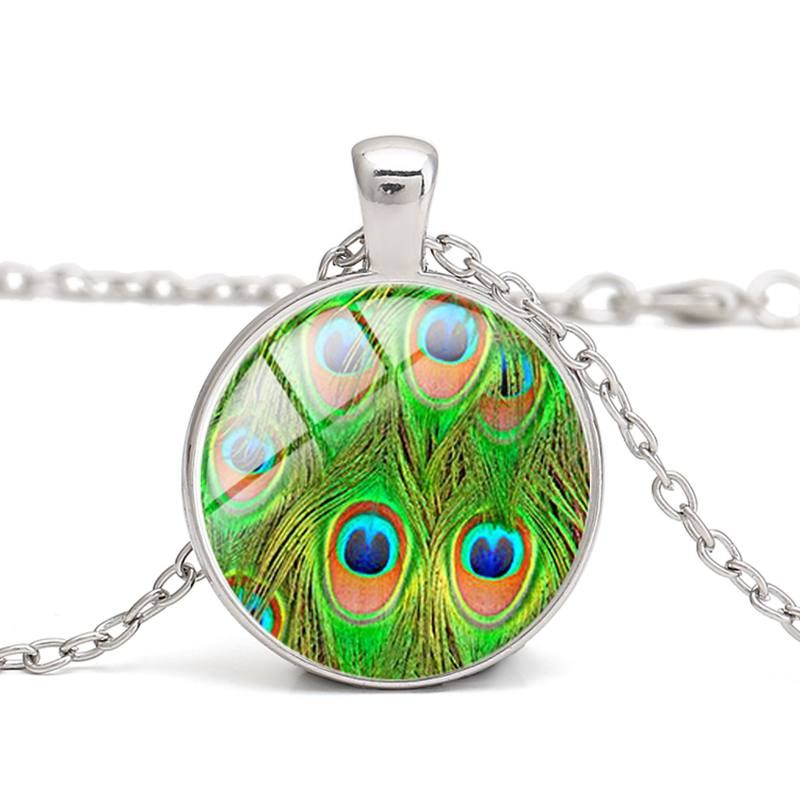 Murano Style Anhänger Pfau Auge Türkisblau