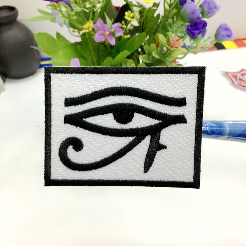 Patch patches backpack embroidered iron sew on badge eye of horus biker ref2