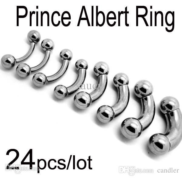 Prince albert piercing body jewelry
