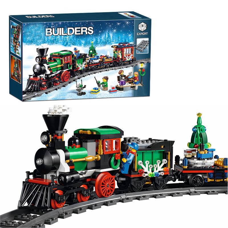 Lepin Builders 36001 Winter Holiday Train Set Expert for sale online 