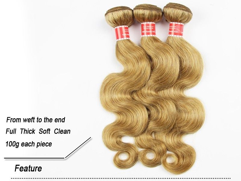 2. Brazilian Blonde Hair Extensions - wide 3
