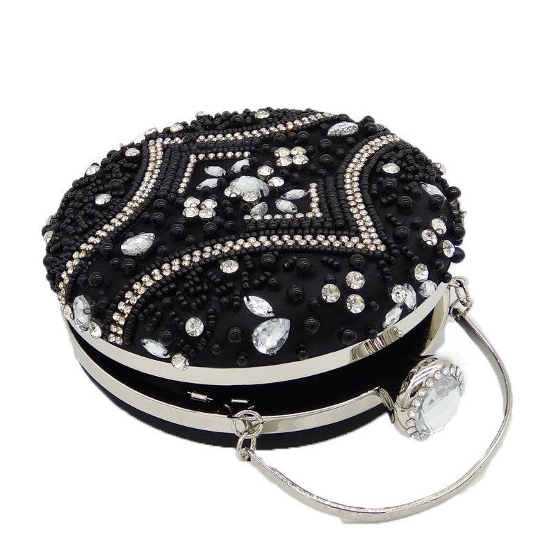 black beaded evening bag