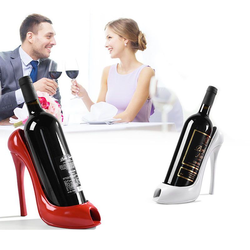 2020 High Heel Shoe Wine Bottle Holder Shoes Design Silicone Wine