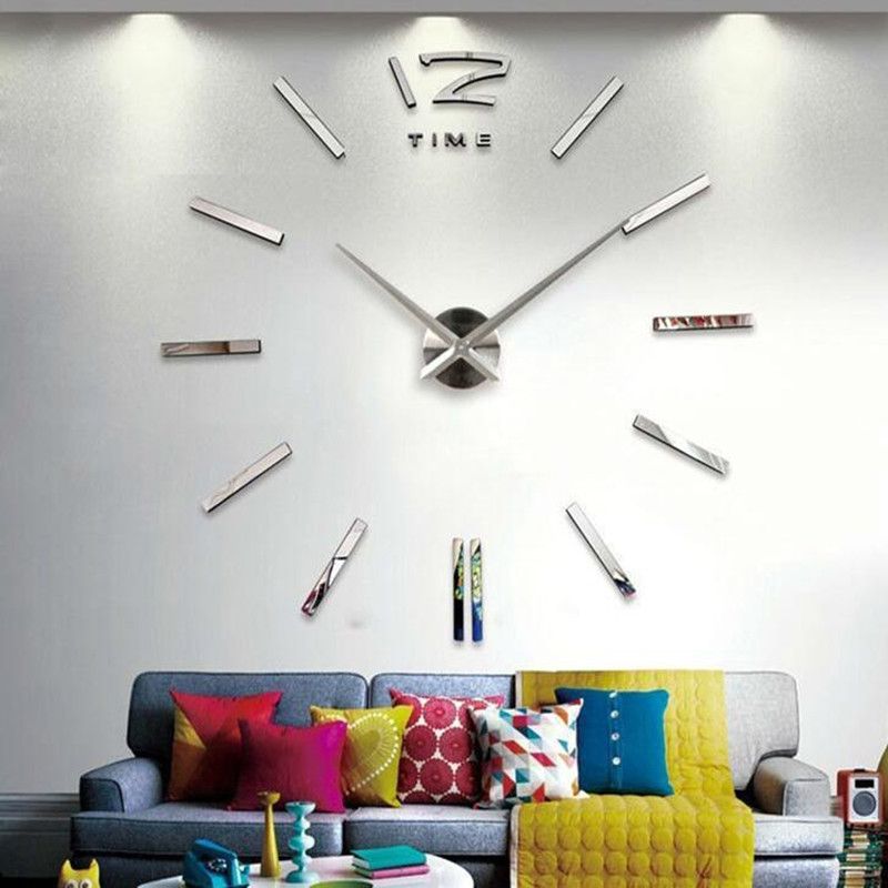Whole New Quartz Clocks Modern Design 3d Diy Real Big Wall