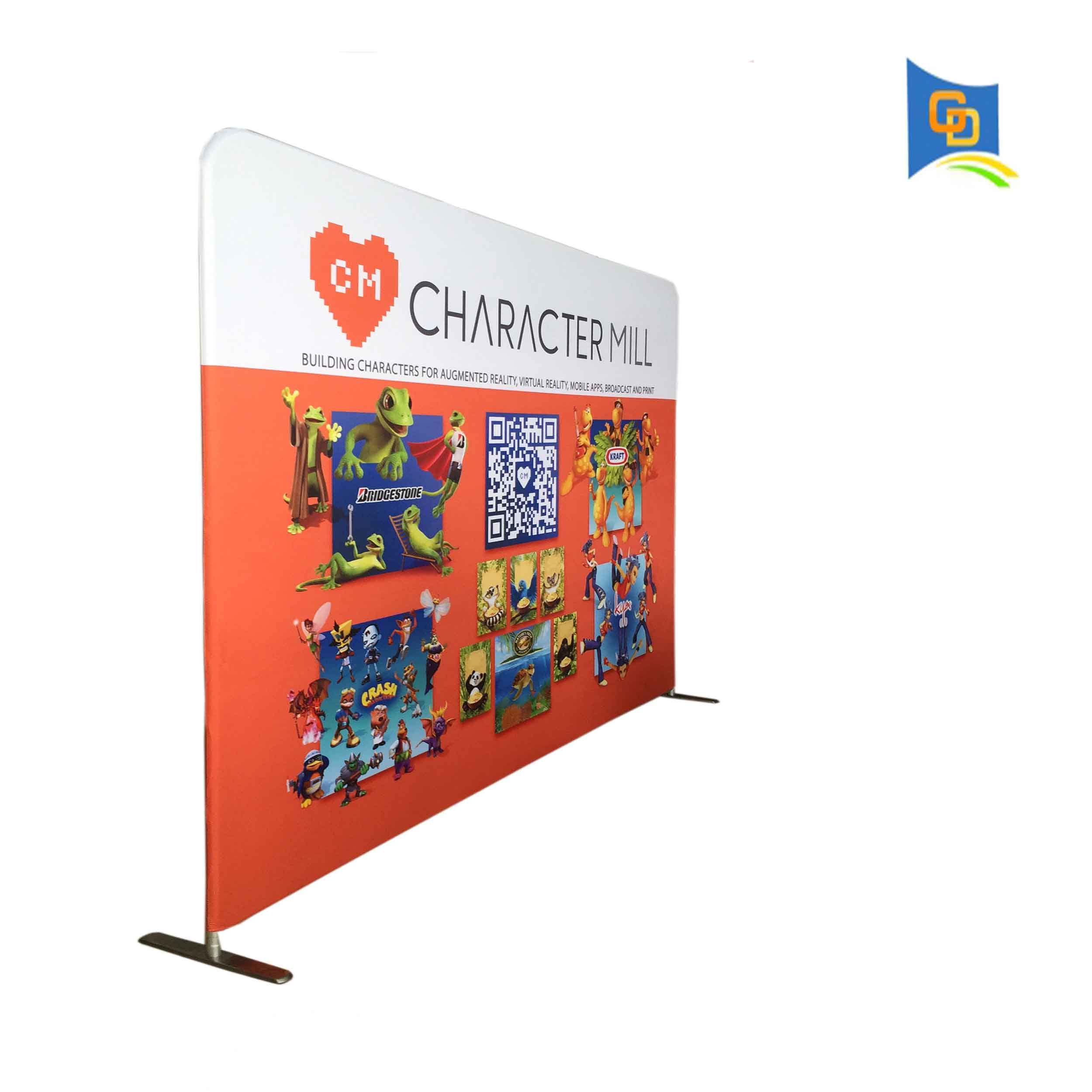 2020 Portable 10ft Wide Straight Tension Fabric Display Banner