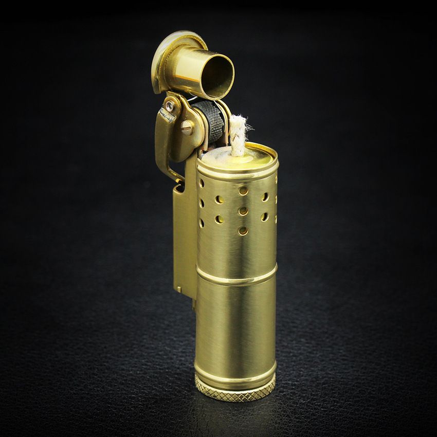 Antique Copper Style Oil Lighter With Gift Box