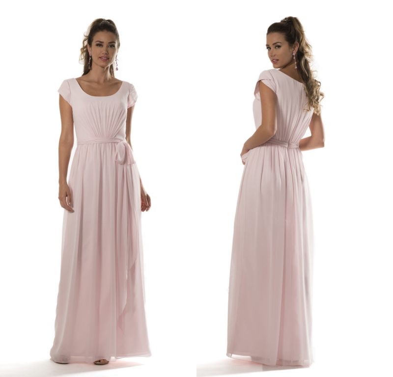 light pink beach dress