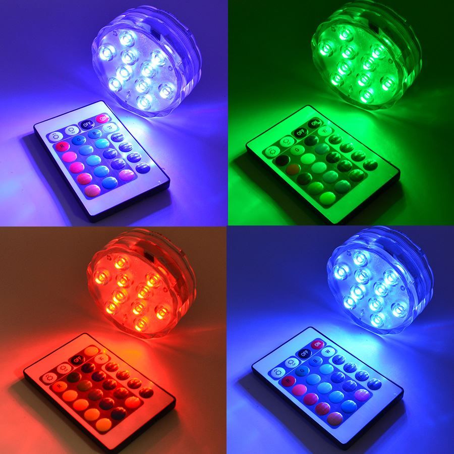 compre rgb led luz subacuatica ip68 impermeable led piscina luz led estanque luz sumergible para el banquete de boda piscina tanque de peces a 2 03