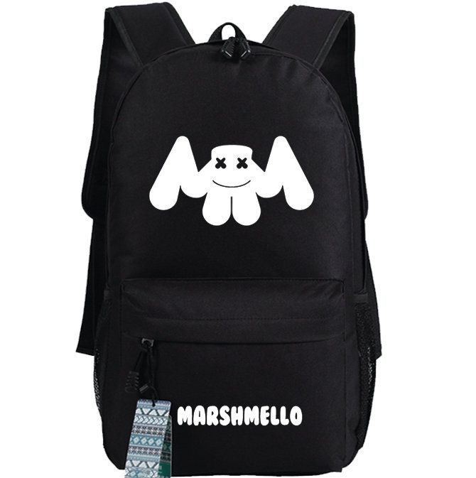 back to school Black /& Green Marshmello drawstring bag,Gaming,swimming bag