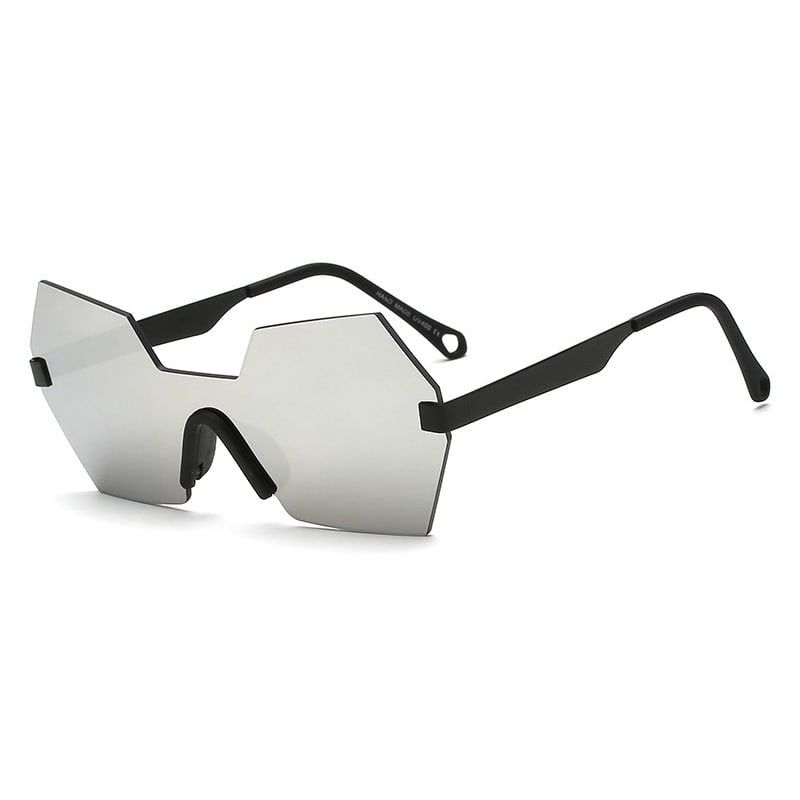 Black Frame Srebrny Lustro Obiektyw