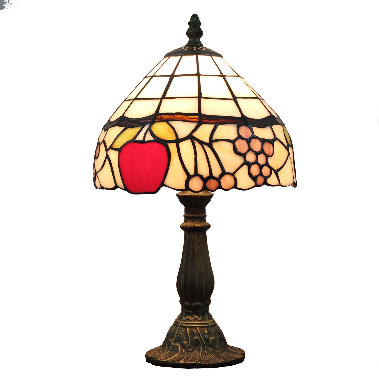 2020 Tiffany Style Fruit Mosaic Table Lamps For Bedroom Stained Glass Desk Light From Brang 31 16 Dhgate Com