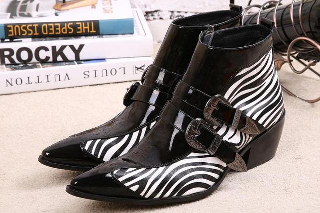 mens pointed toe dress boots