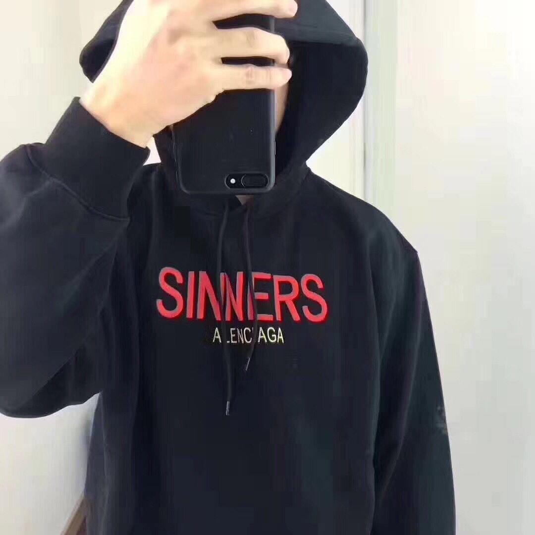 moletom com capuz balenciaga 2017 original