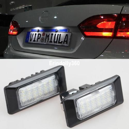 vw number plate light