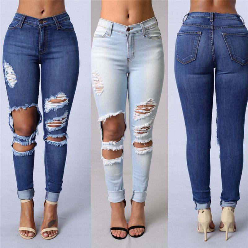 ladies design jeans