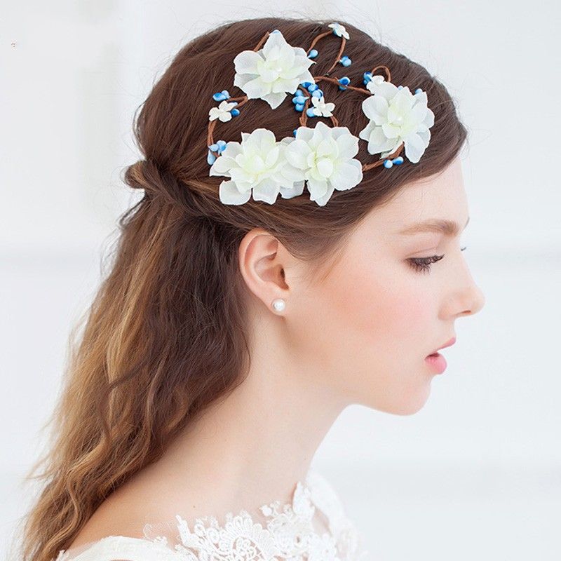 cheap wedding hair accessories flowers