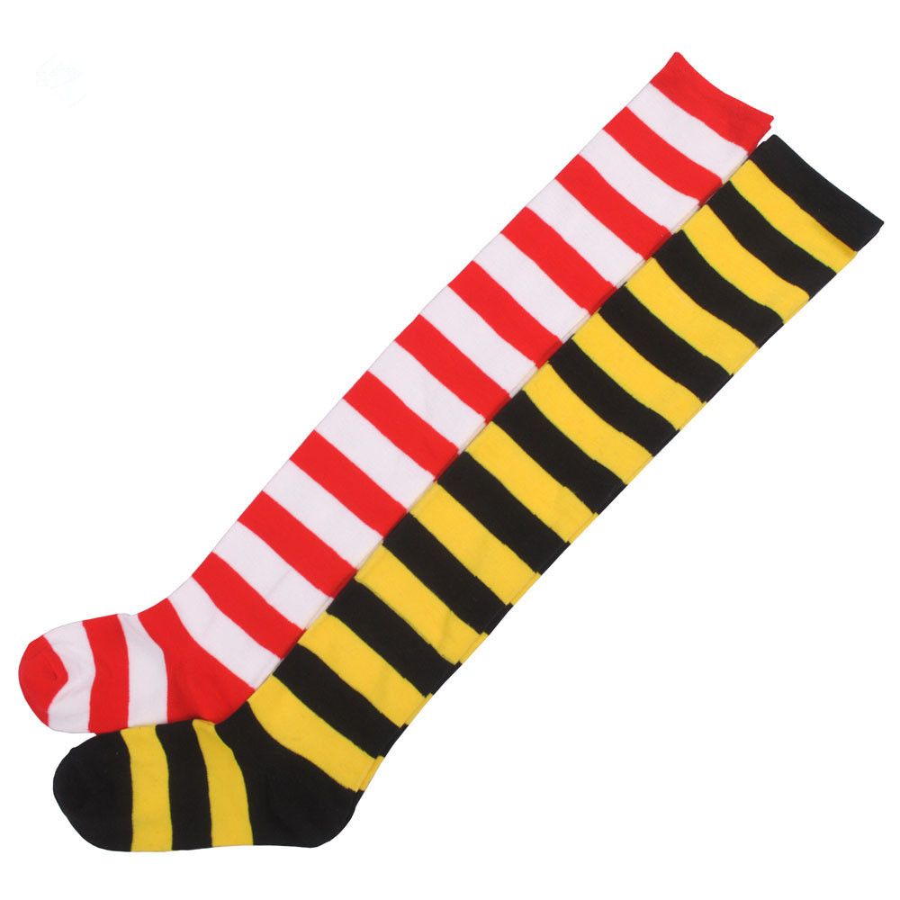Sari Lacivert Cizgili Corap Socks Academy