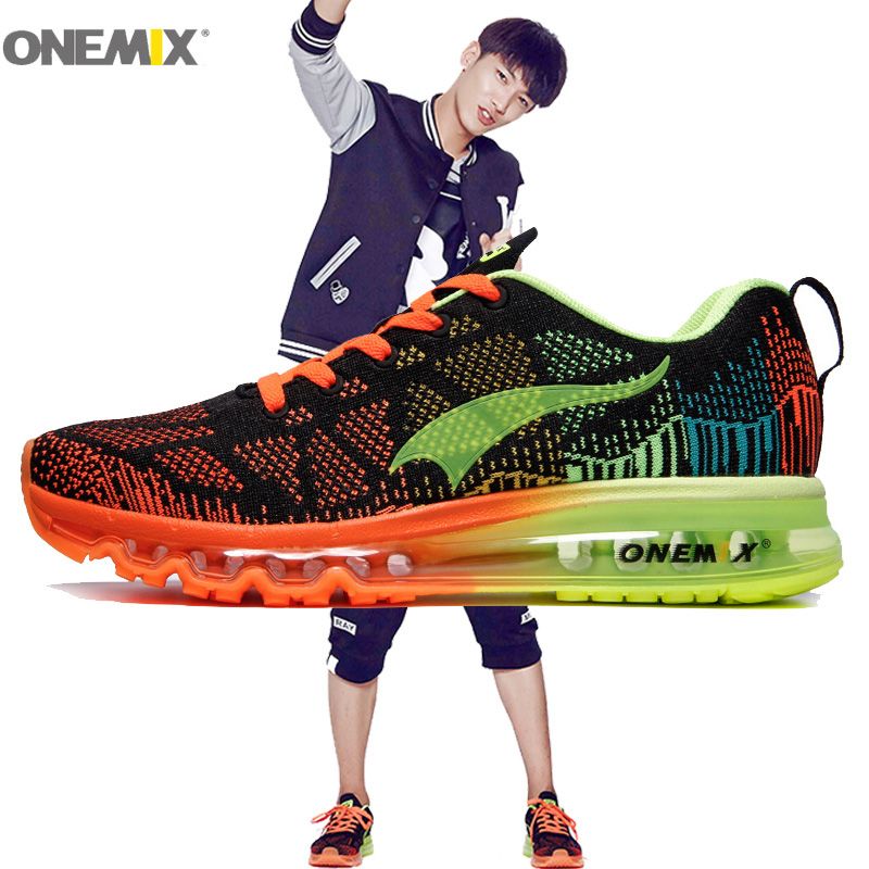 Cojín De Aire Zapatillas De Running Para Hombre Transpirable Fly Cojín De Aire Zapatillas De Running Para Hombre Transpirable Fly