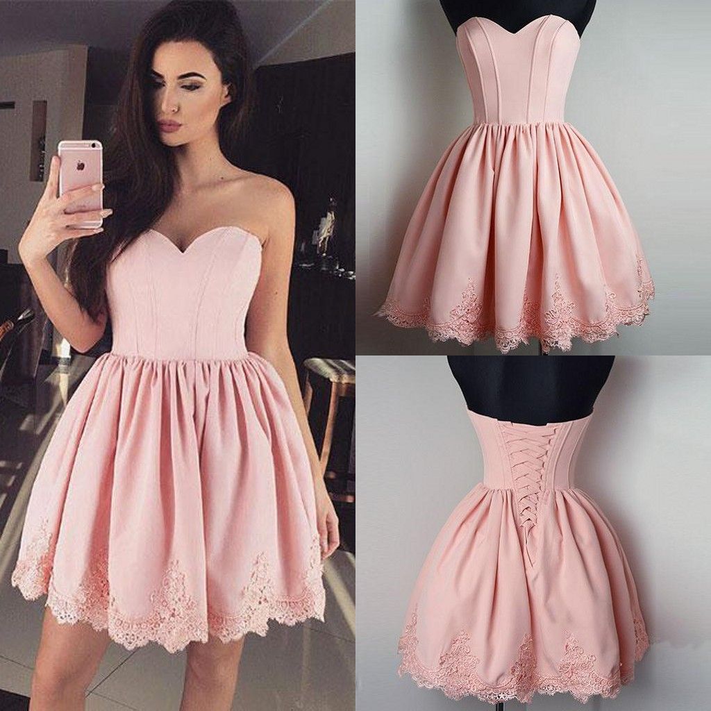 pretty pink dresses