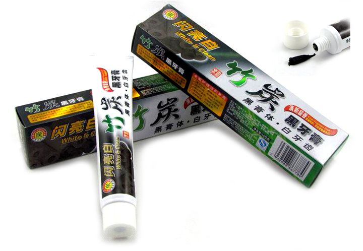 High Quality 100g Charcoal Toothpaste Whitening Black Tooth Paste Bamboo Charcoal Toothpaste Oral Hygiene Product DHL FREE