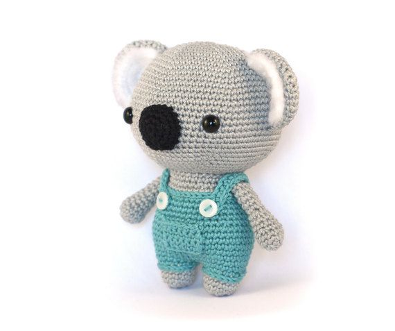 Compre Koala Linda Amigurumi Crochet Juguete Sonajero De Punto De Ganchillo Animales De Peluche Muñeca De Juguete Sonajero A 17,31 € Del Happybabyshoes | DHgate.Com