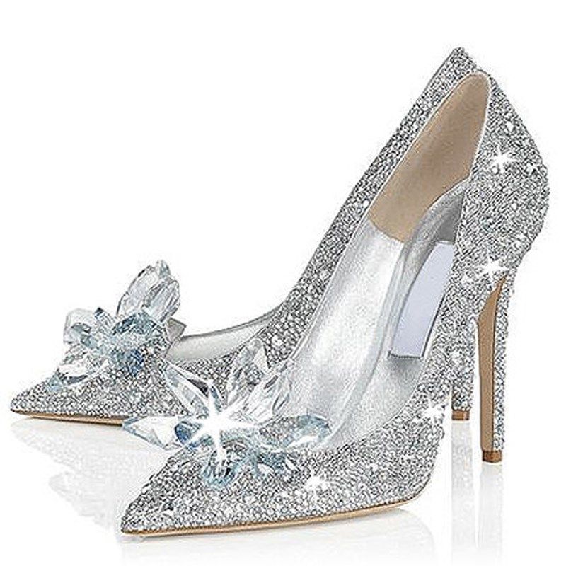 silver pumps for wedding