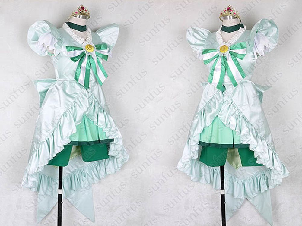 Midorikawa Nao Dress Princess Cosplay Costume Custom Made Smile PreCure