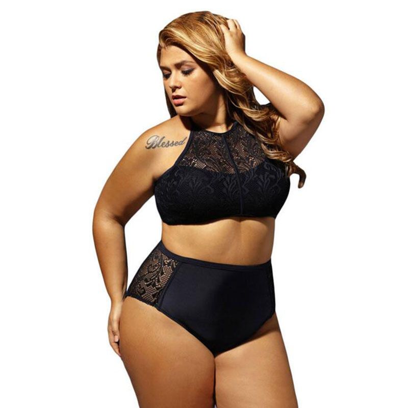 women's plus size 2 piece bathing suits