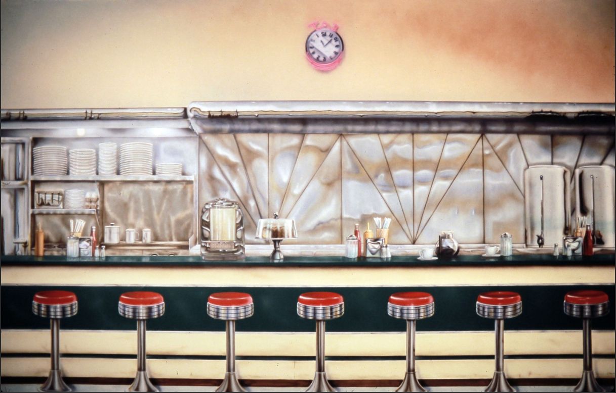 2020 7x5ft Restaurant Pub Bar Counter Stools Custom Photo Studio