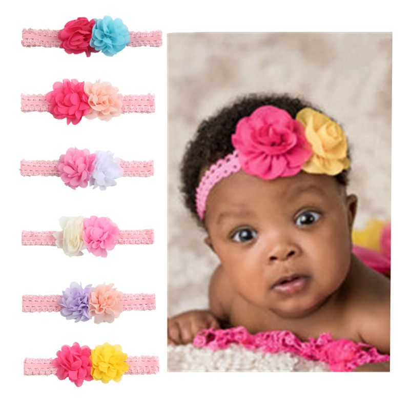 baby girl flower hair bands