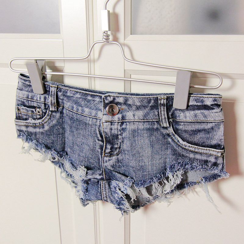Acquistare Pantaloncini Corti Super Mini Pantaloncini In Denim Da Donna  Night Club Stage Wear Sexy Bikini Donna Pantaloncini Jean Economico |  Consegna Veloce E Qualità | It.Dhgate