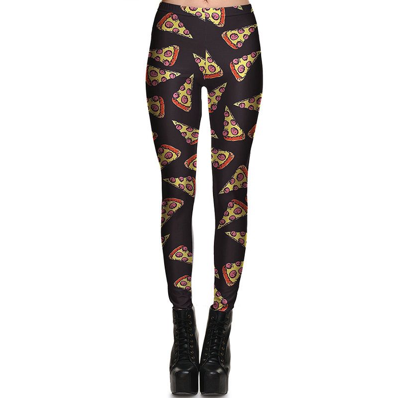 pizza workout leggings