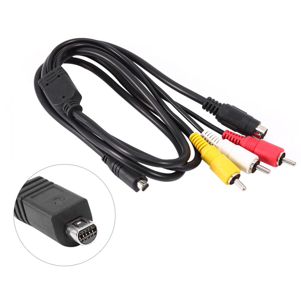 yan AV A/V Audio Video TV-Out Cable/Cord/Lead for Sony Handycam HDR-CX305 DCR-SR67/e 