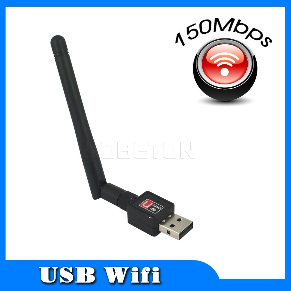expedido estante su Mini adaptador wifi para PC 150M USB WiFi antenna Tarjeta de red inalámbrica  para ordenador 802.11