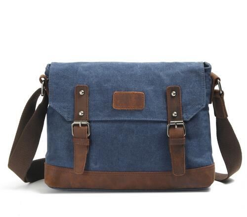 blue man bag