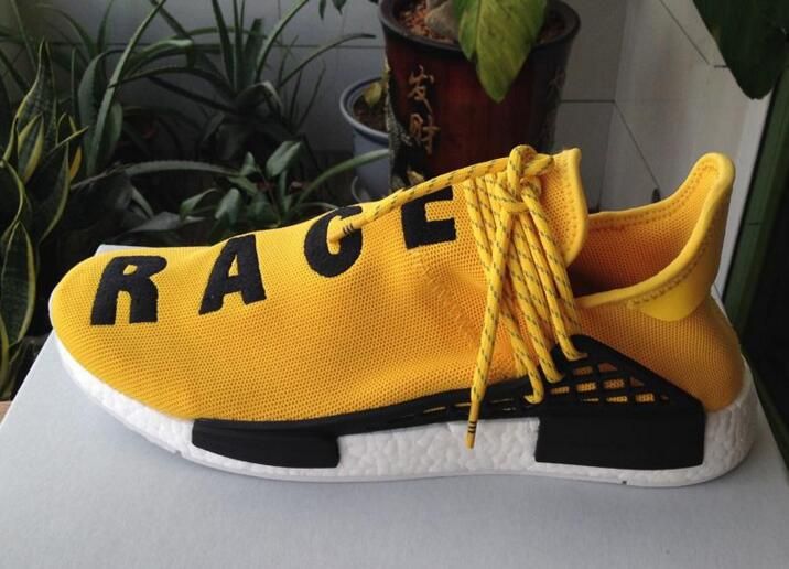 pharrell williams shoes yellow human race