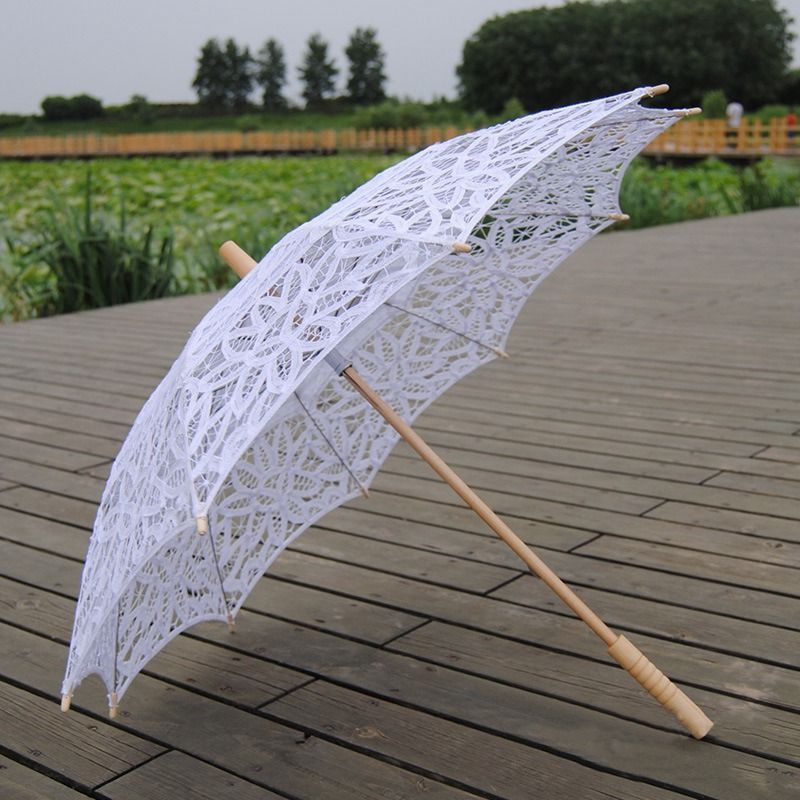 Basisago Umbrellas,European hollow wedding decoration umbrella child umbrella princess lace umbrella direct custom gift umbrella 