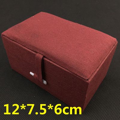 12x7.5x6 cm brown.