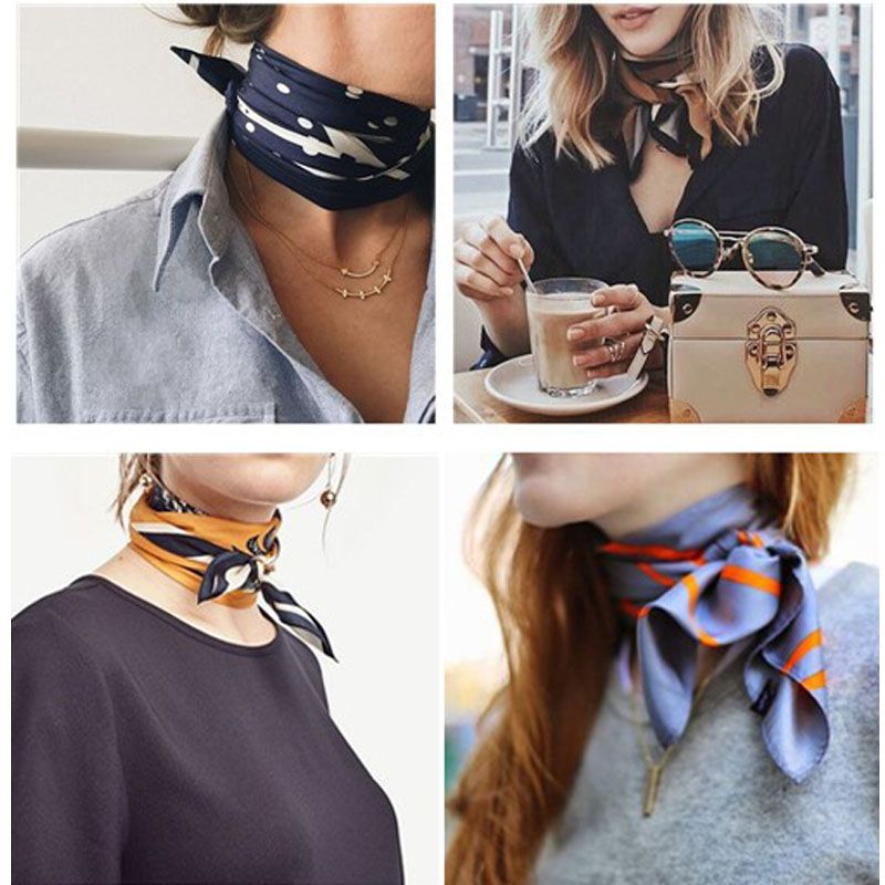 silk scarf fashion