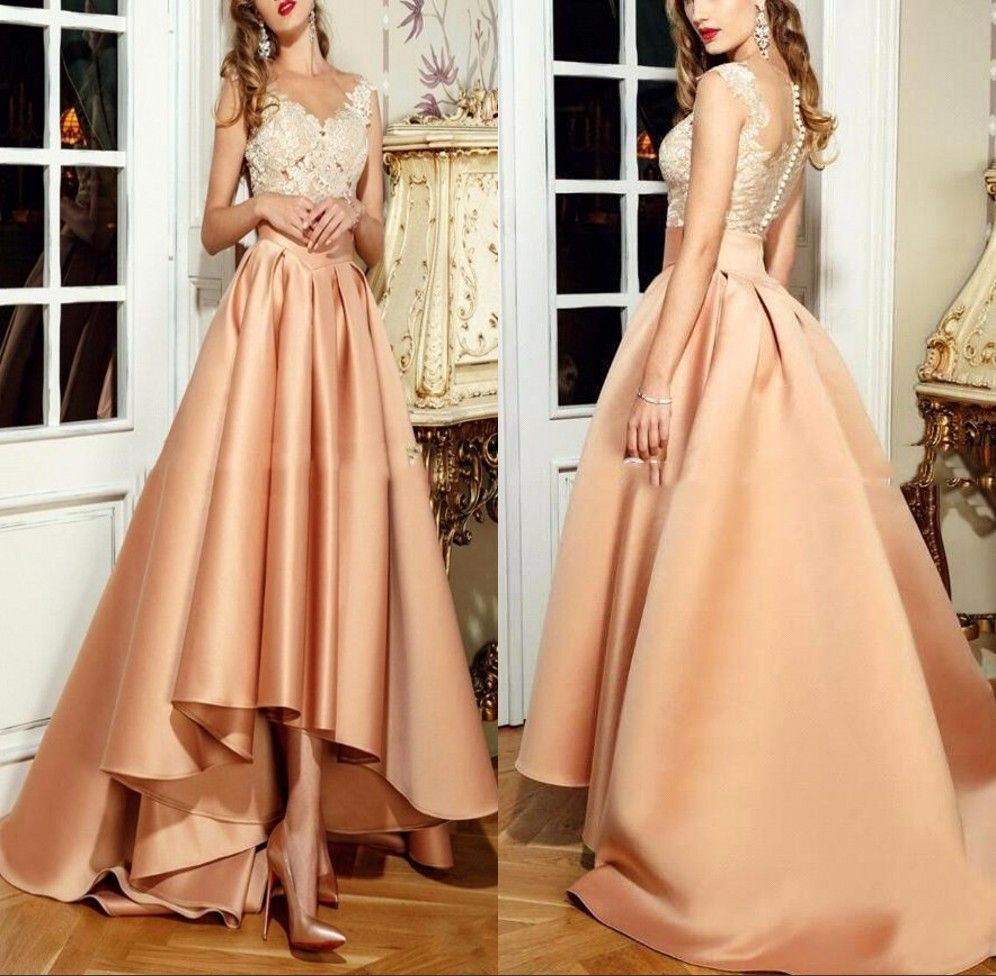 dark champagne dress