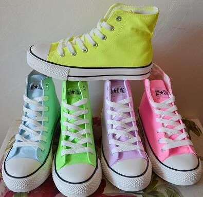neon high top sneakers