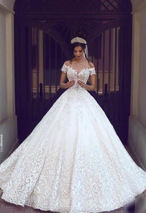 off the shoulder wedding dresses 2017