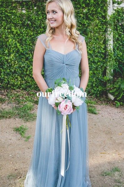 rustic blue dress