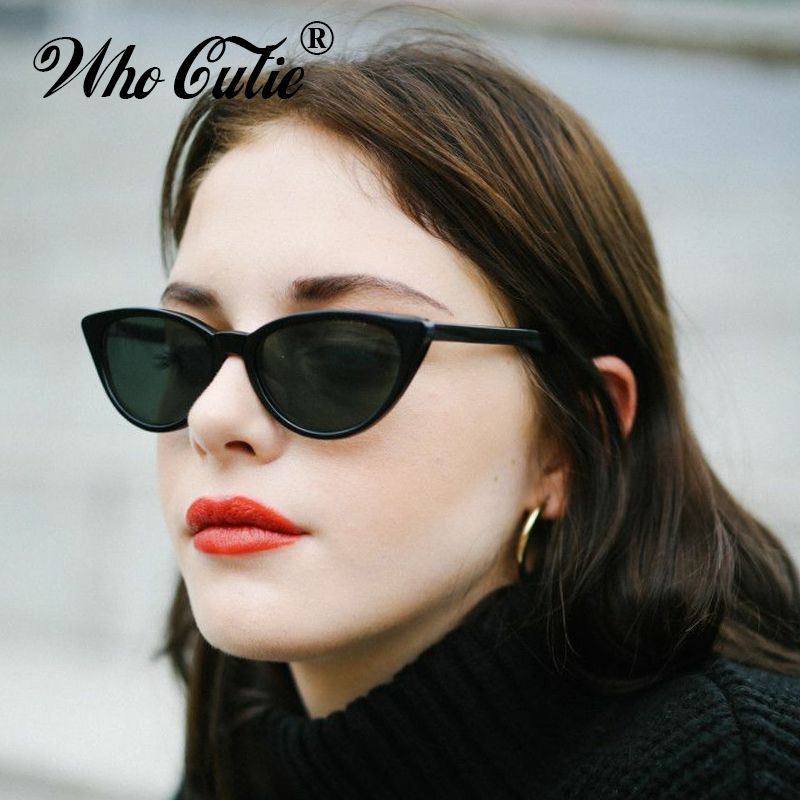 Classic Cat eye Sunglasses Small Retro Vintage Women Fashion Shades 2018 UV400