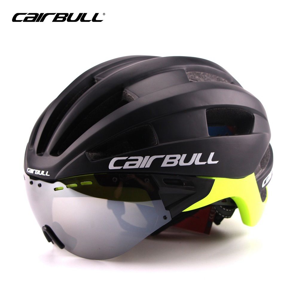cycling helmet with visor