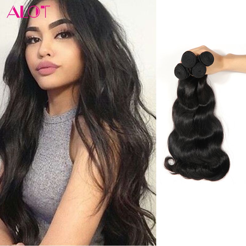 Alot Hair Weave Bundles Body Wave Brazilian Indian Peruvian