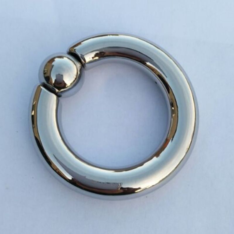 Cock Rings Ball Torture Penis Male Stainless Steel Sex